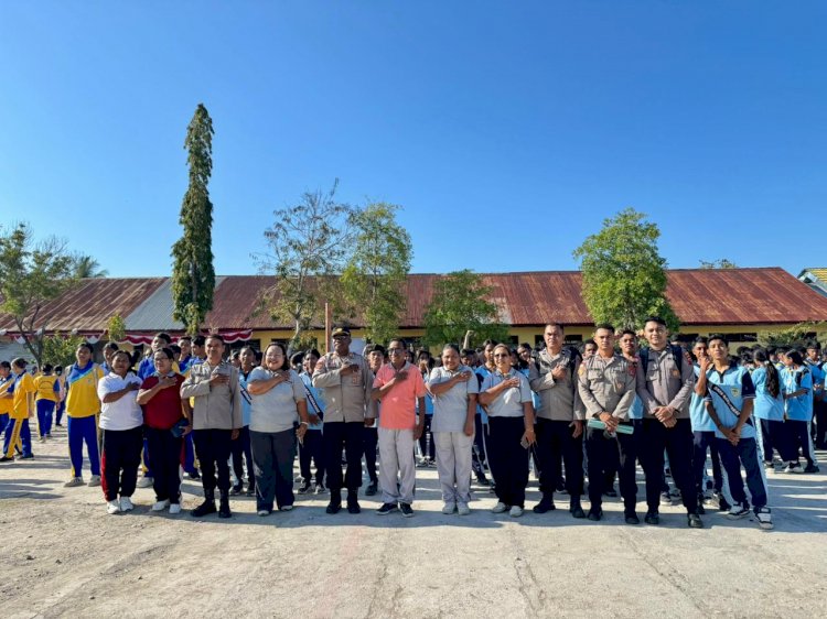 Polres Malaka Kenalkan Program Bimlat kepada Siswa SMAN Harekakae, Dorong Generasi Muda Siapkan Diri Jadi Anggota Polri