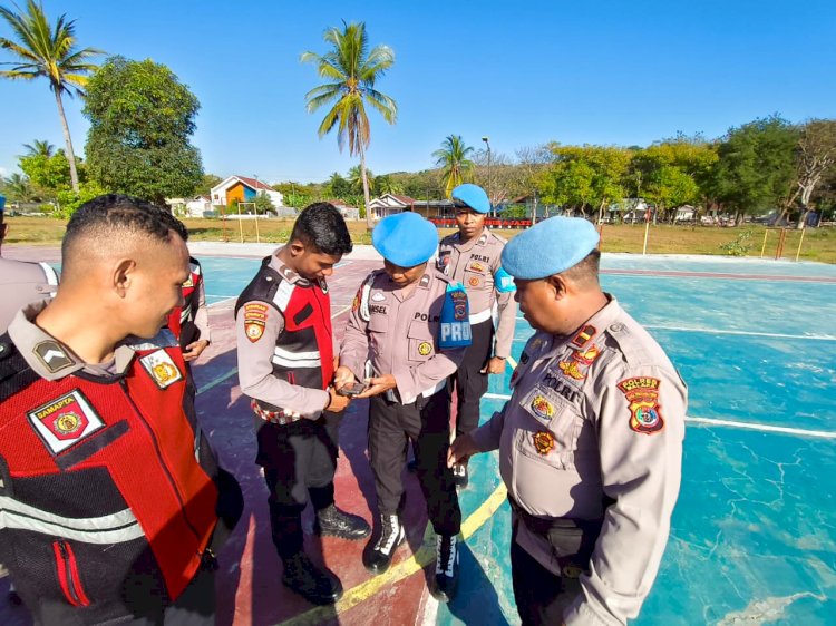Jaga Profesionalitas dan Keteladanan Personel, Propam Polres Malaka Perkuat Disiplin Anggota