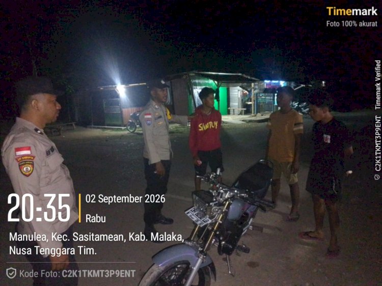 Antisipasi Curanmor, Polsek Sasitamean Intensifkan Patroli dan Ajak Warga Tingkatkan Kewaspadaan