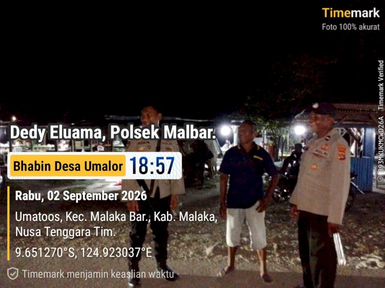 Cegah Kenakalan Remaja Sejak Dini, Polisi Sambangi Sejumlah Desa di Malaka Barat