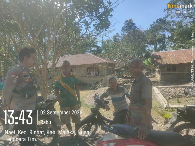 Polisi Hadir di Tengah Aktivitas Warga, Polsek Rinhat Cegah Gangguan Kamtibmas Sejak Dini