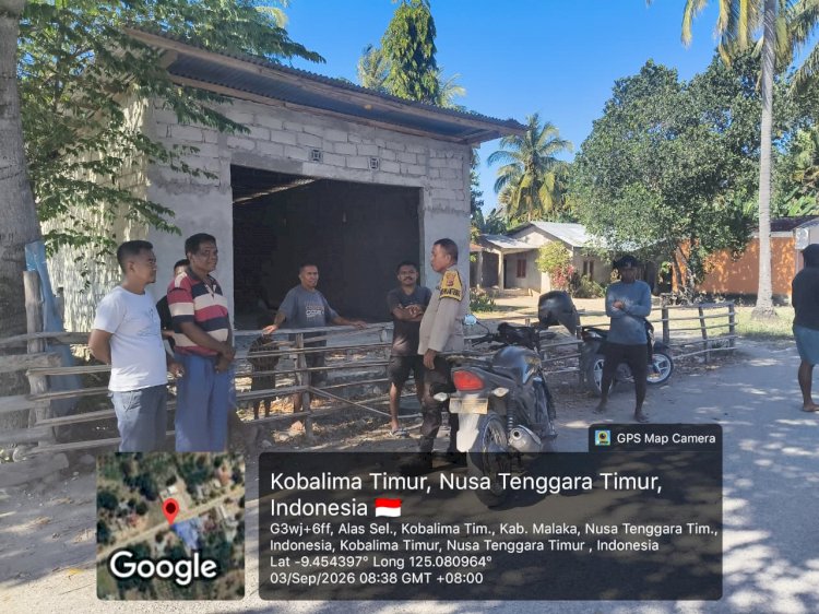 Bhabinkamtibmas Sambangi Warga, Bangun Komunikasi dan Perkuat Kamtibmas di Desa Litamali