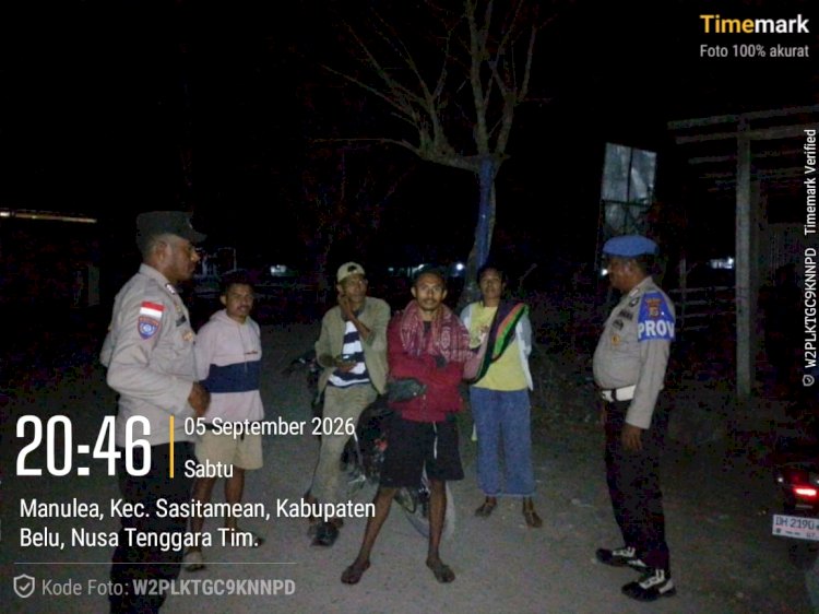 Polsek Sasitamean Tingkatkan Patroli Dialogis, Wujudkan Kamtibmas Aman dan Kondusif