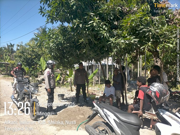 Patroli Dialogis Polsek Wewiku Perkuat Kamtibmas, Polisi Hadir di Tengah Masyarakat
