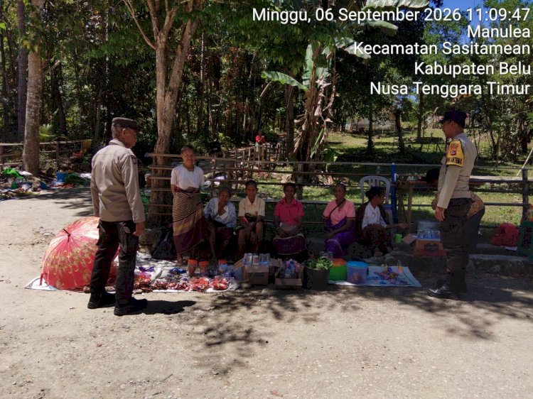 Polisi Sambangi Warga Sasitamean, Bangun Kepedulian Bersama Jaga Keamanan Lingkungan