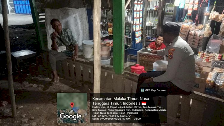Polisi Sambangi Warga Malaka Timur, Bangun Sinergi Jaga Lingkungan Tetap Aman