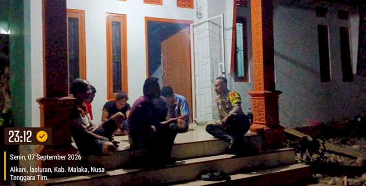 Bhabinkamtibmas Polsek Wewiku Dengarkan Warga, Bangun Kepedulian Bersama Jaga Keamanan Desa