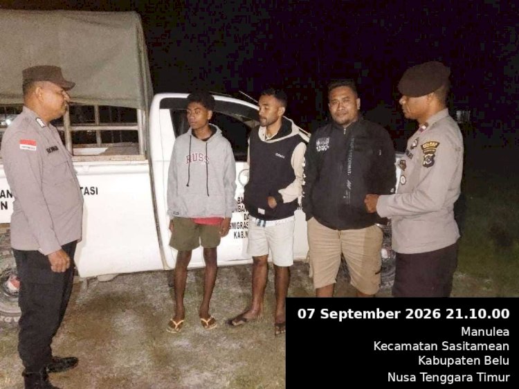 Cegah Curanmor dan Gangguan Kamtibmas, Polsek Sasitamean Perkuat Patroli Malam