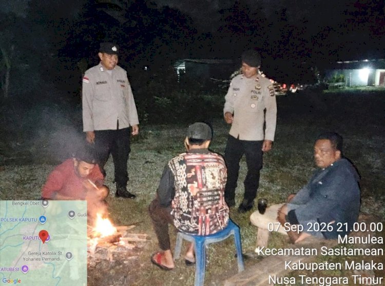 Jaga Lingkungan Bersama, Polsek Sasitamean Ajak Warga Cegah Kejahatan Sejak Dini