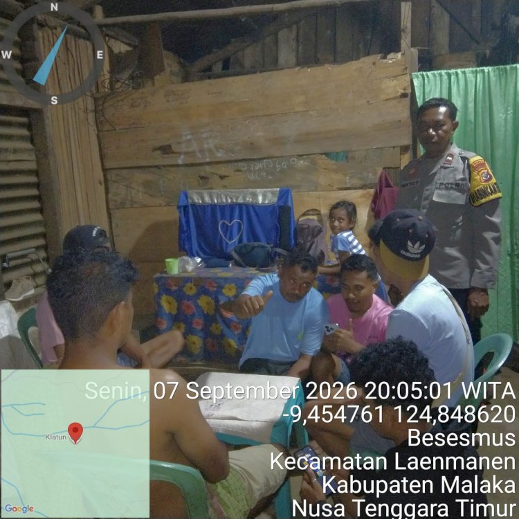 Cegah Konflik Remaja, Polisi Hadir Jaga Keamanan Warga Laenmanen
