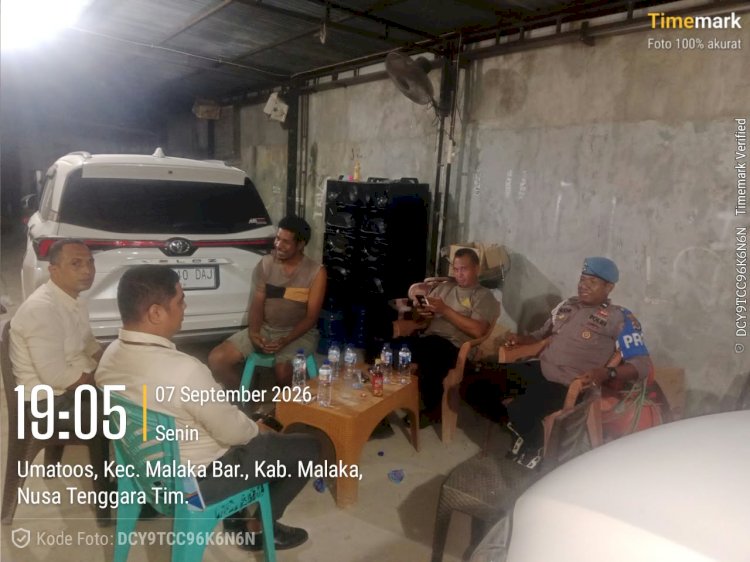 Polsek Malaka Barat Perkuat Kehadiran Polisi, Cegah Gangguan Kamtibmas Sejak Dini