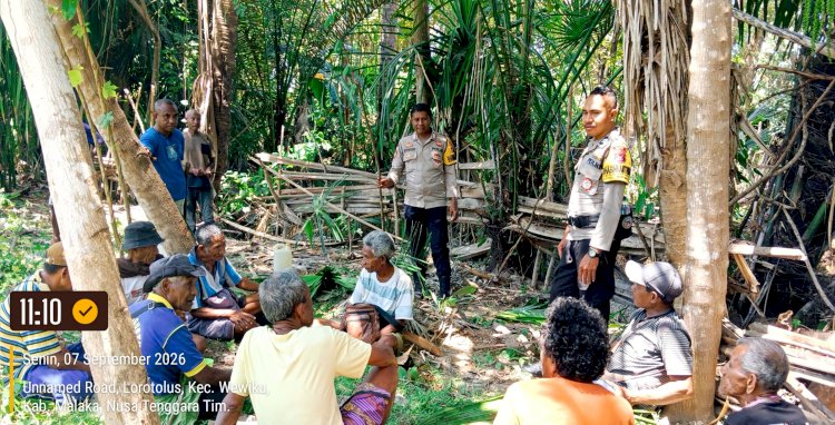 Bhabinkamtibmas Polsek Wewiku Dekat dengan Warga, Serap Aspirasi dan Perkuat Kamtibmas