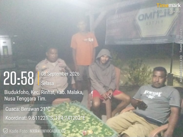 Polsek Rinhat Perkuat Upaya Preventif, Ajak Warga Bersama Jaga Kamtibmas