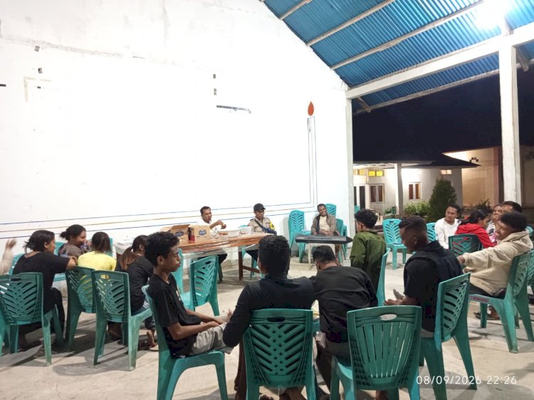 Polsek Wewiku Intensifkan Patroli Dialogis, Wujudkan Situasi Kamtibmas Tetap Aman dan Kondusif