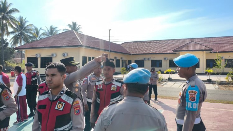Propam Polres Malaka Perkuat Disiplin Personel melalui Opsgaktibplin