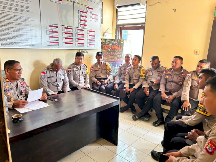 Polres Malaka Evaluasi Kinerja Bhabinkamtibmas, Perkuat Kehadiran Polisi di Tengah Masyarakat