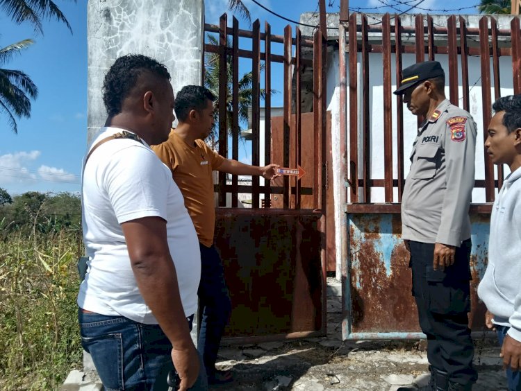 Polsek Laenmanen Respons Cepat Dugaan Pencurian Kabel Tower Telkomsel, TKP Langsung Diperiksa