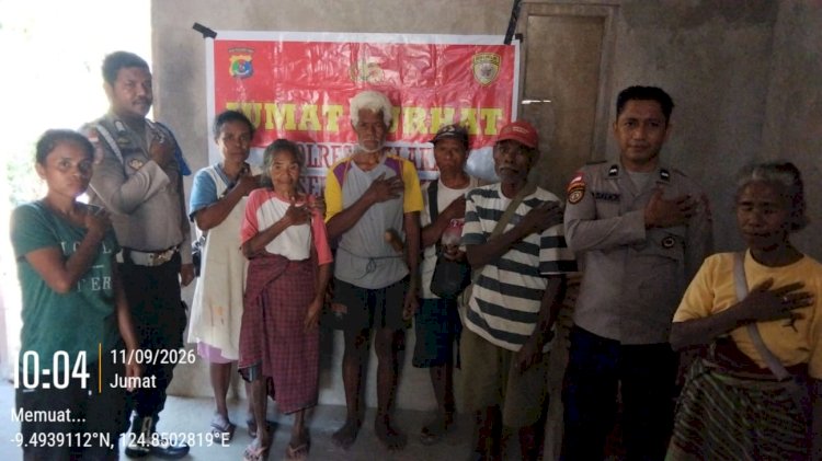 Jumat Curhat di Beaneno, Polsek Sasitamean Serap Aspirasi Warga dan Dorong Solusi Bersama Jaga Kamtibmas