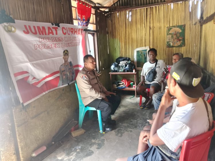 Jumat Curhat di Naukekusa, Polsek Laenmanen Buka Ruang Aspirasi Warga untuk Perkuat Pelayanan Kepolisian