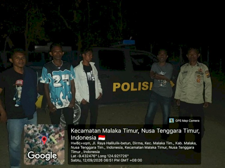 Polsek Malaka Timur Rangkul Warga dan Pemuda, Bersama Jaga Keamanan Lingkungan