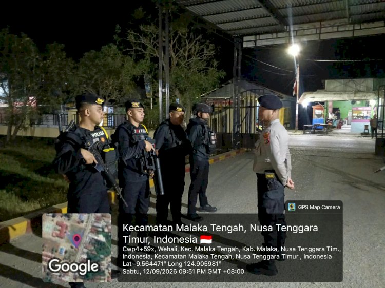 Patroli Perintis Presisi Polres Malaka Hadir di Tengah Masyarakat, Cegah Gangguan Kamtibmas hingga Dini Hari