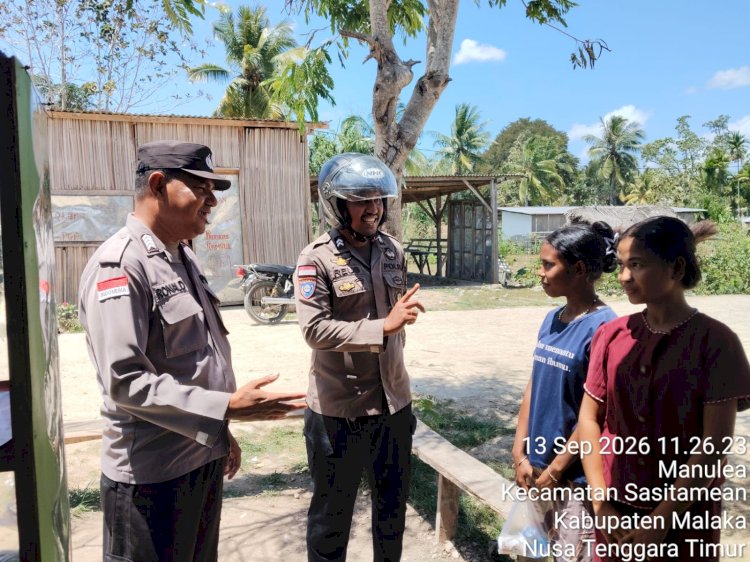 Polsek Sasitamean Ajak Warga Bangun Kewaspadaan Bersama Lewat Patroli Dialogis