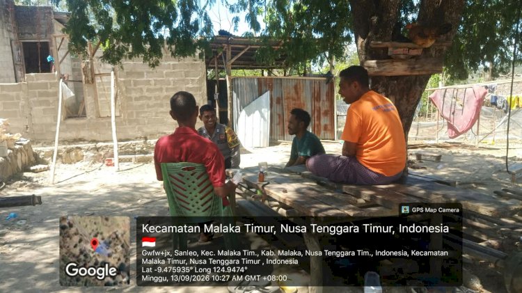Aktivitas Warga Tetap Nyaman, Polsek Malaka Timur Perkuat Pengawasan di Ruang Publik