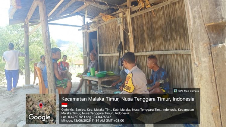 Polsek Malaka Timur Perkuat Kedekatan dengan Warga, Keamanan Lingkungan Dijaga Bersama