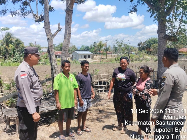 Polsek Sasitamean Bangun Komunikasi dengan Warga, Keamanan Lingkungan Dijaga Bersama