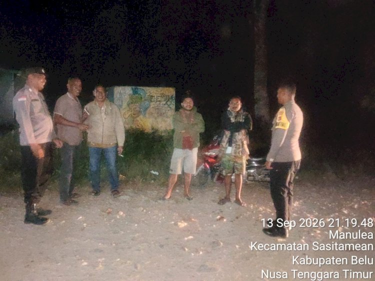 Bangun Kepedulian Warga, Polsek Sasitamean Perkuat Pencegahan Gangguan Kamtibmas di Malam Hari