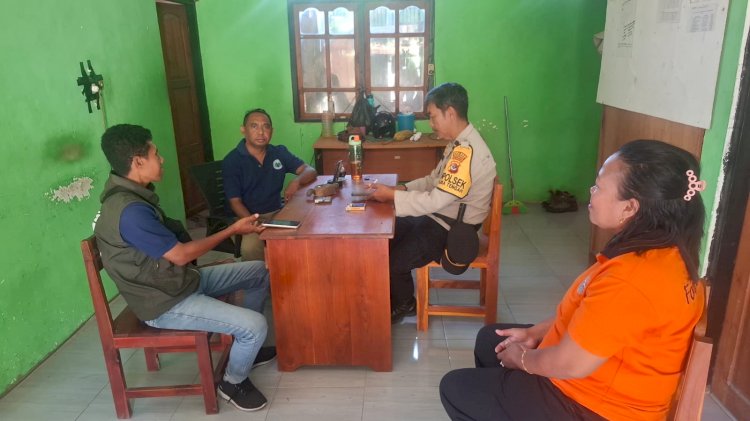 Cegah Kebakaran Berulang, Polsek Malaka Tengah dan BBKSDA Perkuat Sistem Deteksi Dini di Hutan Jati Kateri