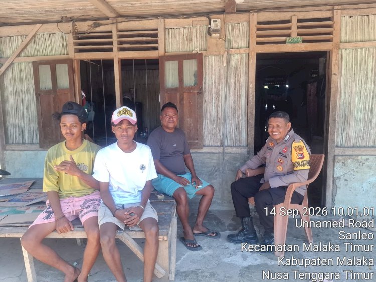 Kepedulian Warga Jadi Kekuatan, Bhabinkamtibmas Lakekun Utara Perkuat Kamtibmas dari Lingkungan