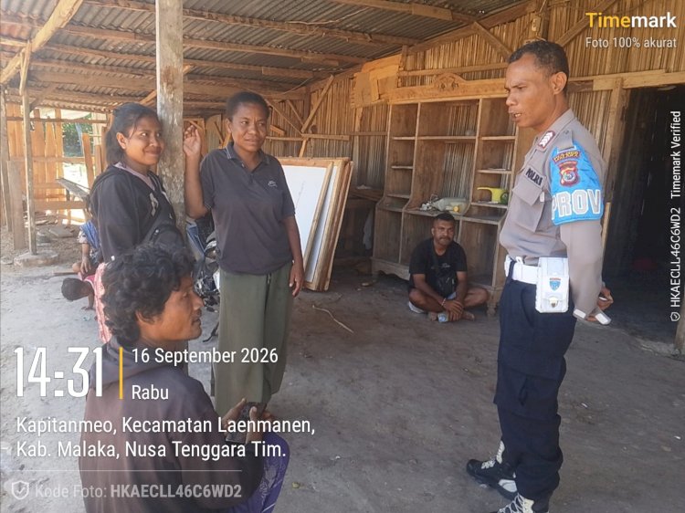 Dari Jalan ke Jalan, Polisi Pastikan Warga Laenmanen Beraktivitas dengan Aman