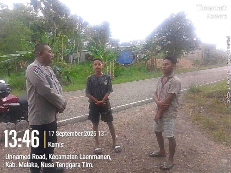 Cegah Gangguan Sejak Dini, Polsek Laenmanen Perkuat Patroli dan Sinergi Bersama Warga