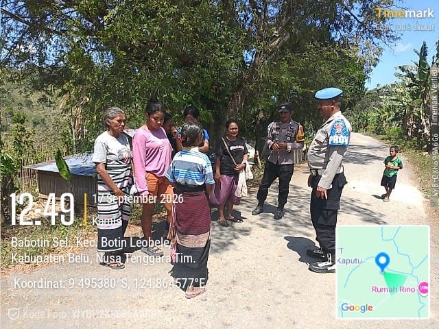 Saat Warga Beraktivitas, Polisi Hadir Menjaga Rasa Aman di Sasitamean