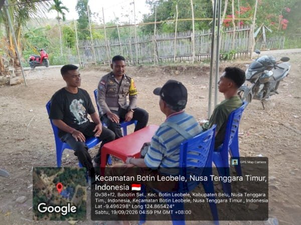 Bhabinkamtibmas Polsek Sasitamean Sambangi Warga, Perkuat Komunikasi dan Cegah Gangguan Kamtibmas
