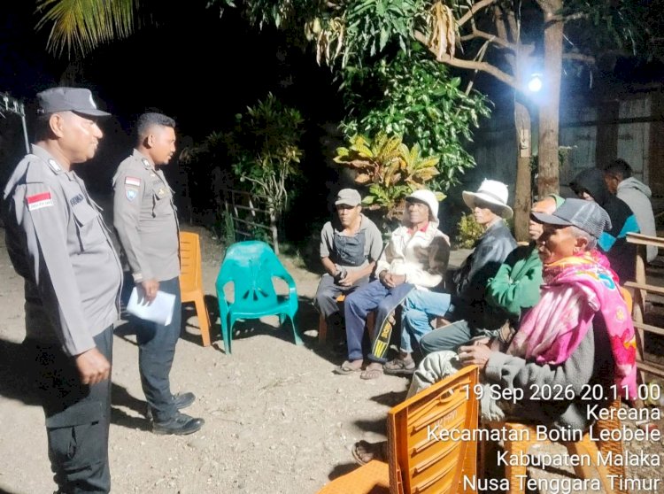 Cegah Curanmor, Polsek Sasitamean Perkuat Patroli Dialogis dan Edukasi Warga