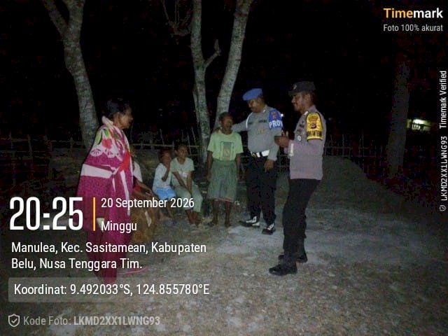 Polisi Hadir Menyapa Warga, Polsek Sasitamean Bangun Keamanan Lewat Patroli Dialogis