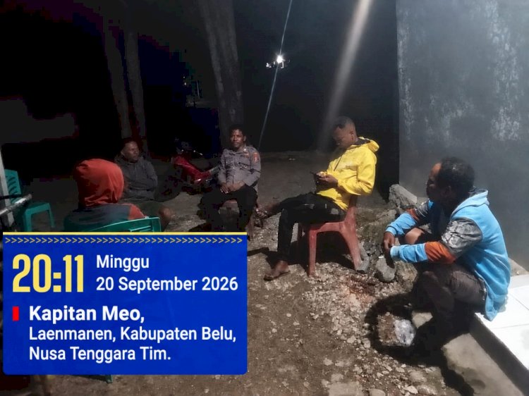 Cegah Gangguan Sejak Dini, Polsek Laenmanen Rangkul Warga Jaga Lingkungan Tetap Kondusif