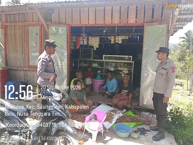 Polisi Hadir di Tengah Warga, Polsek Sasitamean Bangun Keamanan Lewat Dialog