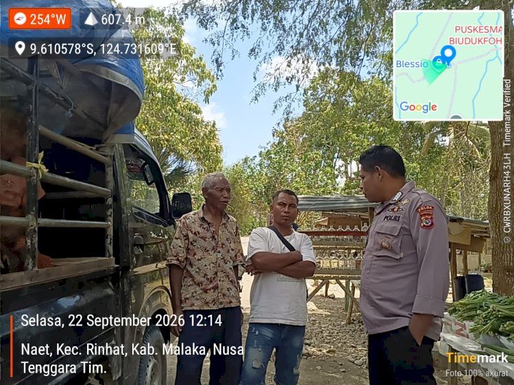 Polsek Rinhat Perkuat Pesan Pencegahan Kejahatan, Warga Diingatkan Jaga Keamanan Lingkungan