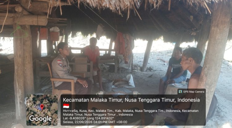 Warga Desa Kusa Diajak Jadi Mitra Polisi Jaga Kamtibmas dan Cegah Karhutla