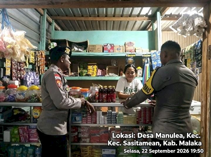 Polsek Sasitamean Bangun Komunikasi dengan Warga, Kamtibmas Dijaga Bersama