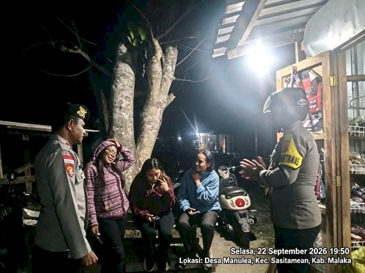 Cegah Curanmor, Polsek Sasitamean Ajak Warga Tingkatkan Kewaspadaan