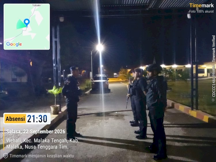 Patroli Perintis Presisi Polres Malaka Jaga Kamtibmas, Hadir Humanis di Tengah Masyarakat
