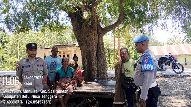 Patroli Dialogis Polsek Sasitamean Bangun Kesadaran Warga Jaga Kamtibmas