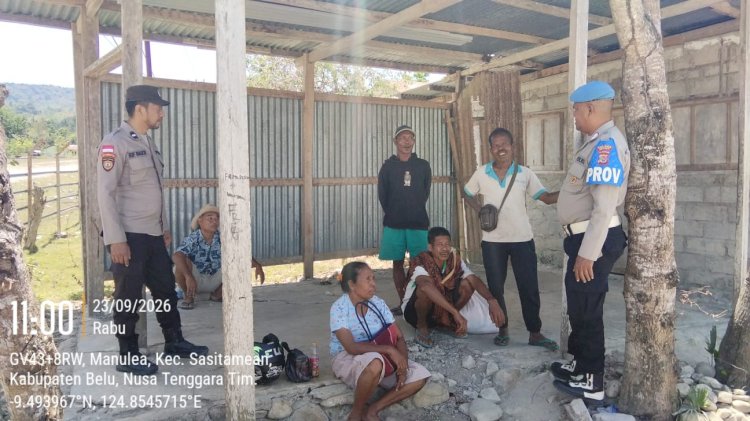 Polsek Sasitamean Tingkatkan Patroli, Ajak Warga Waspadai Curanmor