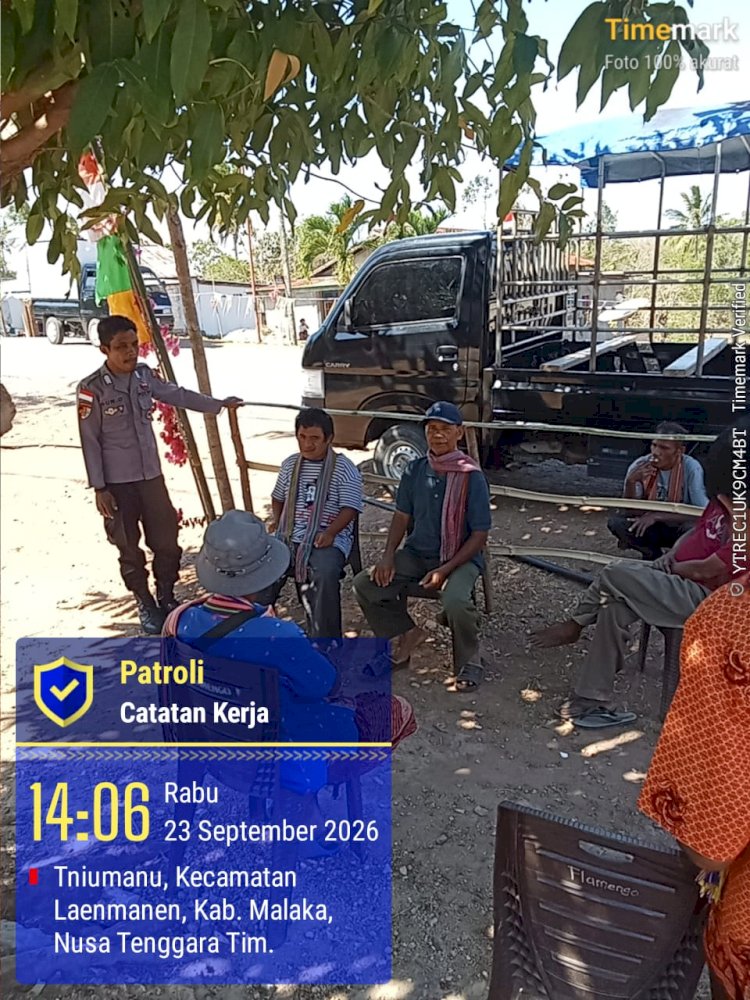 Cegah Gangguan Kamtibmas, Polsek Laenmanen Pantau Aktivitas Remaja dan Pemuda