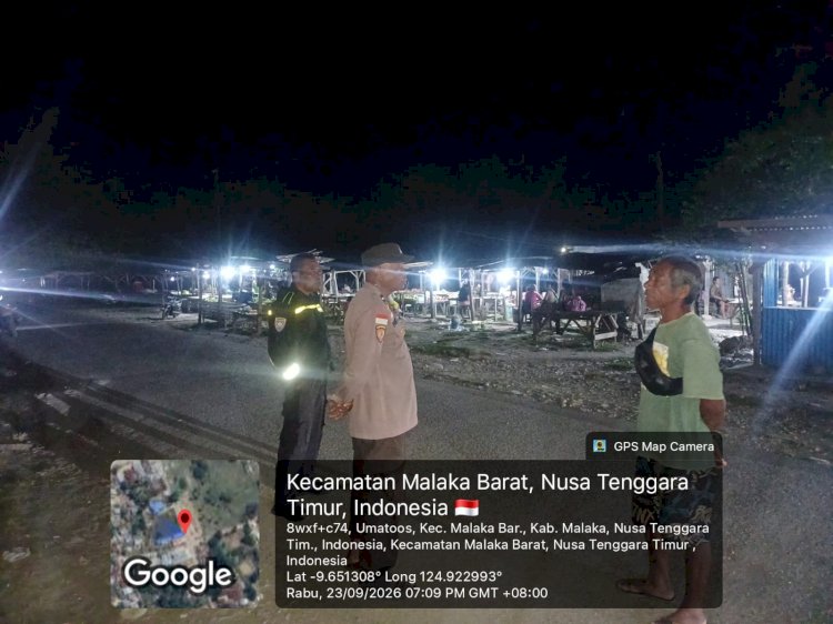Polsek Malaka Barat Gelar Patroli Dialogis, Ajak Orang Tua Awasi Anak dan Remaja