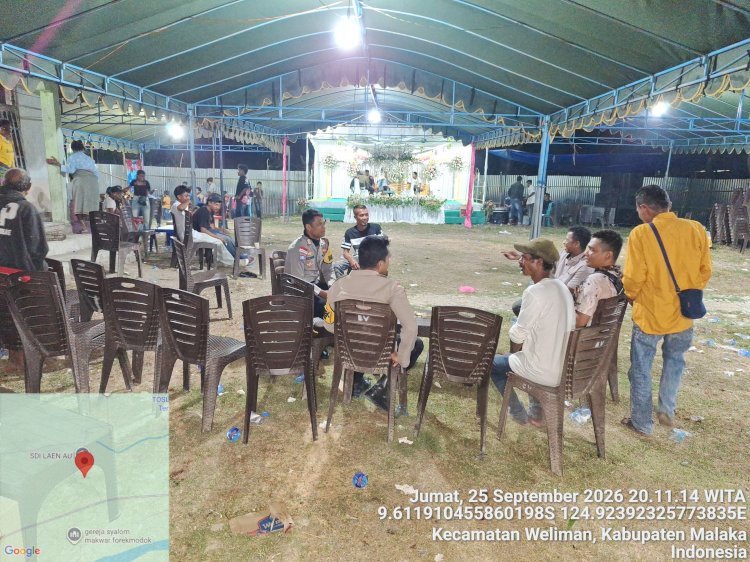Polsek Weliman Tingkatkan Patroli Dialogis, Jaga Kamtibmas Tetap Aman dan Kondusif